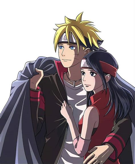 Pin De Borutoand Sarada Uzumaki Em Boruto Et Sarada Em 2020 Casais