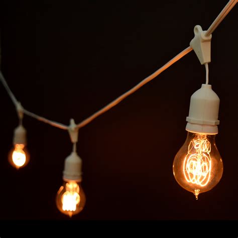 Check out our white string lights selection for the very best in unique or custom, handmade pieces from our craft supplies & tools shops. 21' Antique Commercial String Lights - White