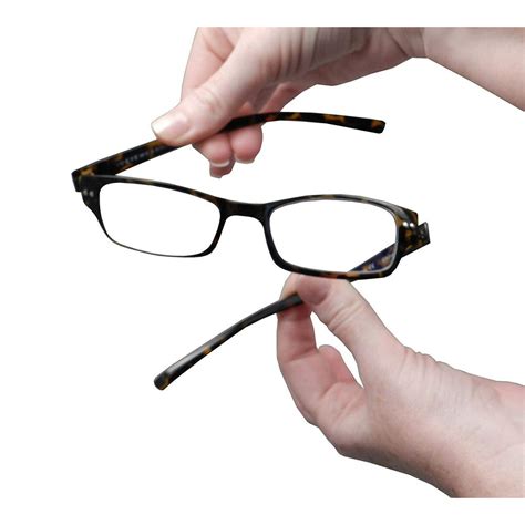 spring hinge flexible bendz reading glasses rectangular readers men women black