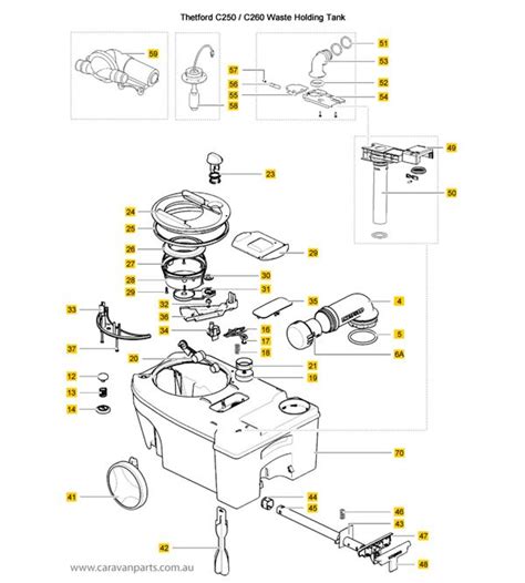 Thetford C200 Parts Diagram