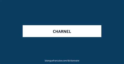Charnel Définition De Charnel Dictionnaire La Langue Française