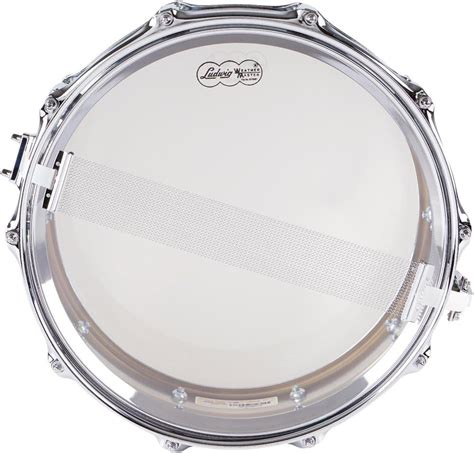 Ludwig Lm400 Smooth Chrome Plated Aluminum 5 X 14 Inches Snare Drum
