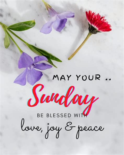 May Your Sunday Be Blessed With Love Joy And Happiness Happysunday