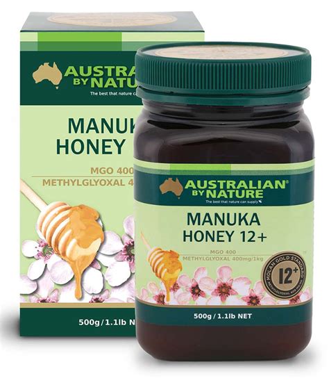 Umf15+ certified, this manuka honey contains the equivalent of mgo 514+ and comes in its pure, raw form straight from the rare manuka flowers found in the wilderness of new zealand. Australian by Nature Manuka Honey 12+ MGO400 | 30% OFF RRP ...
