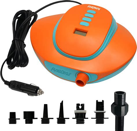 Funwater Sup Electric Air Pump Portable 16psi 12v Dc Car Connector