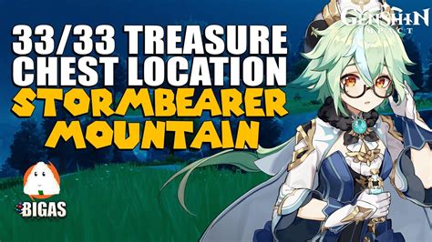 Stormbearer Mountain Chest Location Guide 3333 Treasure Chest