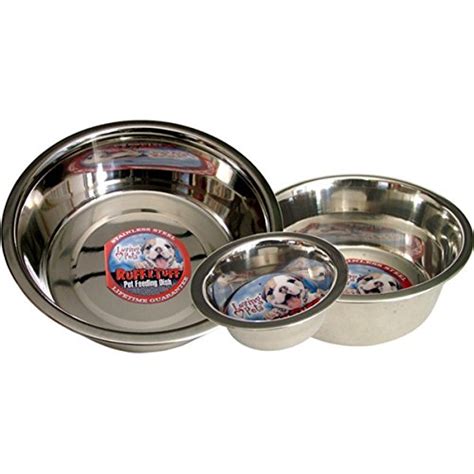 Loving Pets Standard Stainless Steel Dog Bowl 1 Quart Alsip Home