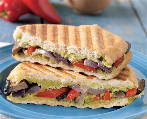 Best vegetarian panini recipes from veggie panini simple cheesy & delicious. Roasted Veggie Panini - Daisy Brand - Sour Cream & Cottage Cheese