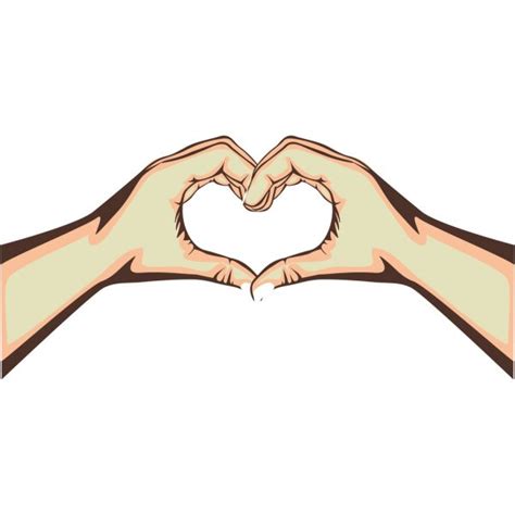 Hands Making Heart Gesture Image — Stock Vector © Grgroupstock 128264672