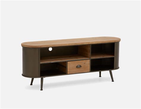 Organizational structures can use functions, markets, products, geographies, or. Fir Wood And Metal Media Unit | Structube Evans (With ...