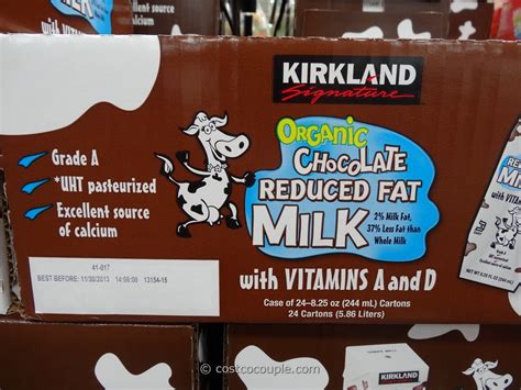 Kirkland Signature Reduced Fat Organic Chocolate Milk