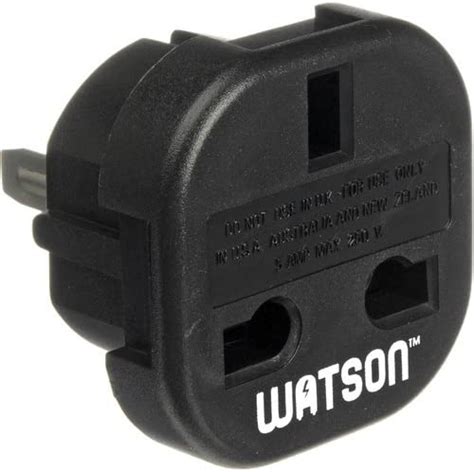 Watson Adapter Plug 3 Prong Uk To 2 Prong Usa Tools