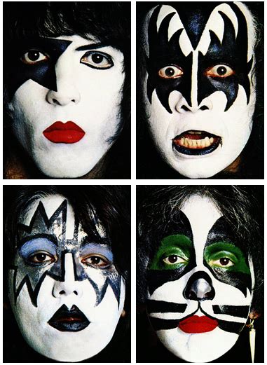 Kiss Band Makeup Designs