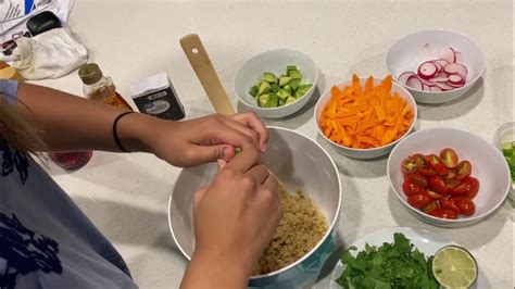 AHA Intern Ashlen Cooks a Healthy Chipotle Chicken Bowl ...