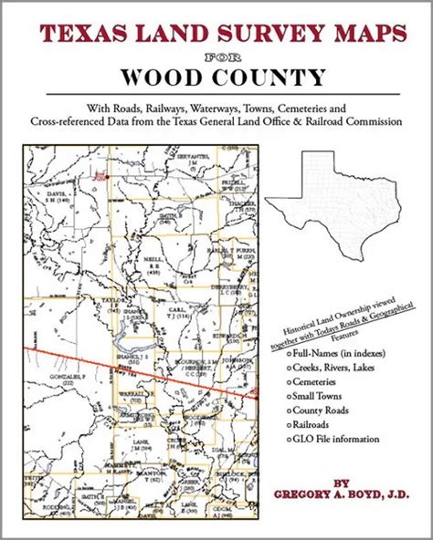 Wood County Texas Land Survey Maps Genealogy History 2895 Picclick