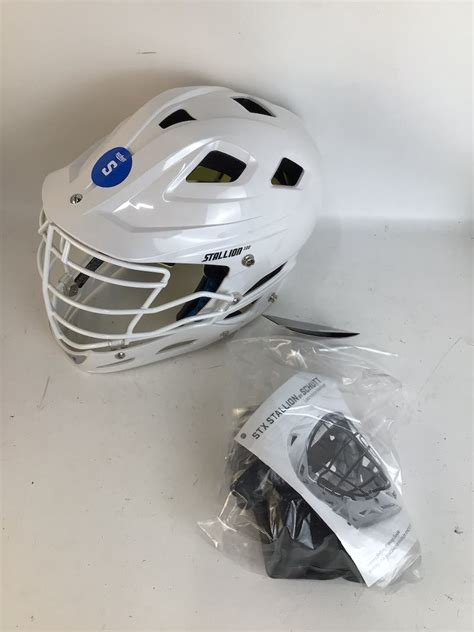 Used Schutt Stallion 100 Youth Small Lacrosse Helmet Sm Lacrosse