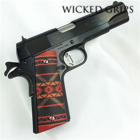 Custom 1911 Pistol Grips Southwest Grey Series