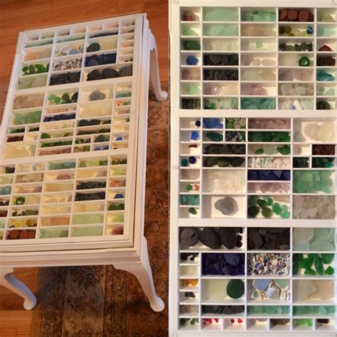 Great Way To Display Your Best Seaglass Finds Sea Glass Display Sea Glass Crafts Beach