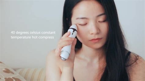 Ionic Eye Beauty Massager Machine Vibrating Warm Physical Therapy Eye