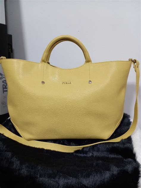 Authentic Furla Alissa Leather Tote Bag On Carousell