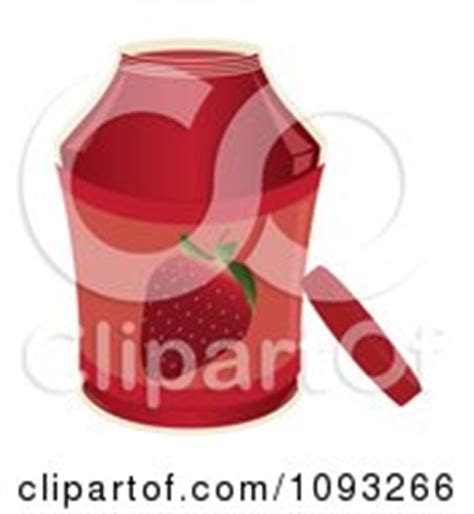Royalty Free RF Strawberry Jam Clipart Illustrations Vector Graphics 1