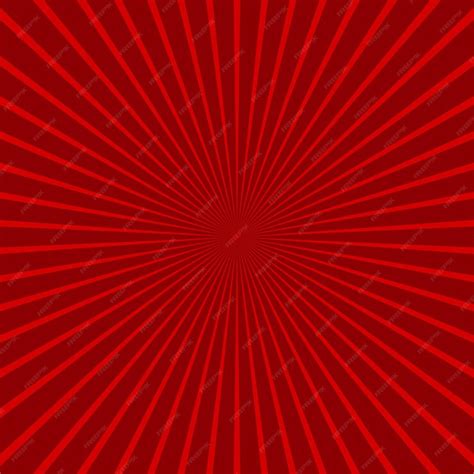 Premium Vector Red Sunbeams Background Vector Illustration