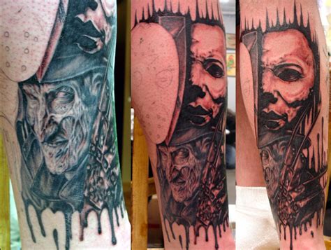 Jason Freddy Krueger Tattoo Elegant Arts Tattoo