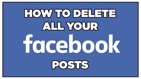 If you want to remove one message from a microsoft teams channel, follow these steps. How To Bulk Delete ALL Your Facebook Posts (automatically ...