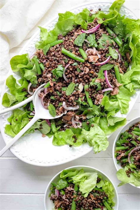 31 recipe round up for protein packed low carb recipes. Beluga Lentil Salad with Green Beans | Recipe | Elle ...