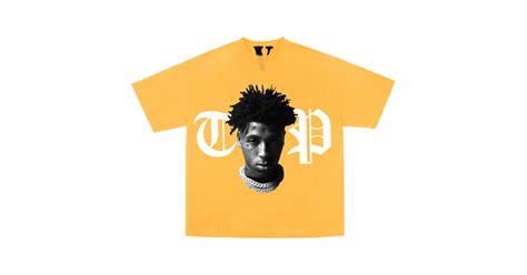 Youngboy Never Broke Again Youngboy Nba X Vlone Peace Hardly Tee In Yellow