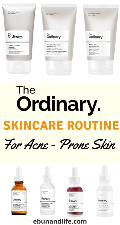 The Ordinary Skincare Routine For Acne U Know Whats