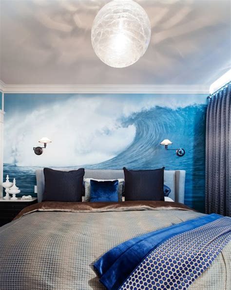 Blue Masculine Bedroom Design Homemydesign