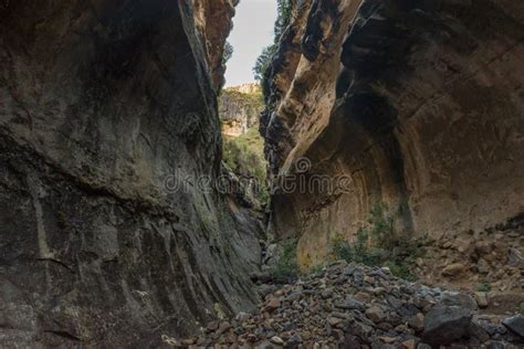 Echo Ravine At Golden Gate In The Free State Province Stock Image