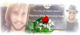 maurice gibb grave | Maurice Gibb Memorial Park" in Miami. | BEEGEES ...