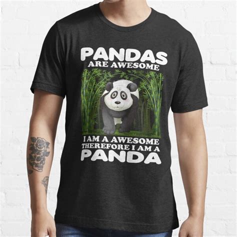 Pandas Are Awesome Panda Bear Cute Panda T Shirt For Sale By
