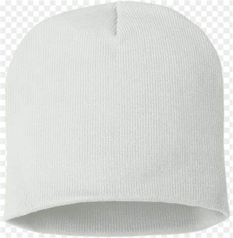 Free Download Hd Png Template Knit Beanie Cap White Beanie Template
