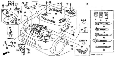 Honda Pilot Body Parts Diagram 90120 S0k A00 Genuine Honda Screw