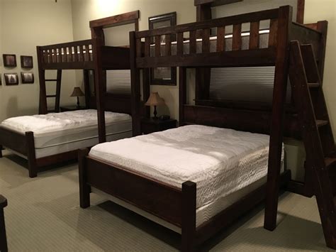 Custom Bunk Beds Texas Bunk Bed Twin Over Queen Rustic Perpendicular Designer Full Loft With