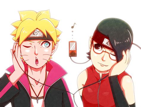 Boruto X Sarada Fanart Anime Wallpaper Images And Photos Finder