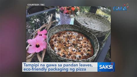 Saksi Tampipi Na Gawa Sa Pandan Leaves Eco Friendly Packaging Ng