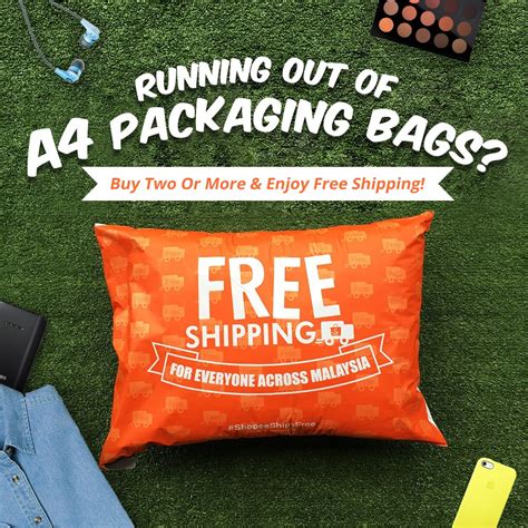 Enjoy free shipping across indonesia, accessible anytime and anywhere via your smartphone. IN STOCK A4 Free Shipping Packaging Bags for Sale ...