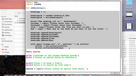 Magic help desk software, osticket help, python cinema booking database 2 making a menu system and function. Python cinema booking database 2: making a menu system and function - YouTube