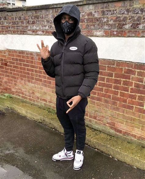Drippy Outfit Uk Rap Euro Style Streetwear Outfit Drill Winter