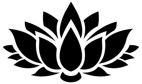 2809x1669 Lotus Flower Silhouette 6 Clipart Lotus Flower Art Flower