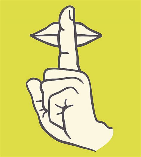 Shhh Finger Illustrations Royalty Free Vector Graphics And Clip Art Istock