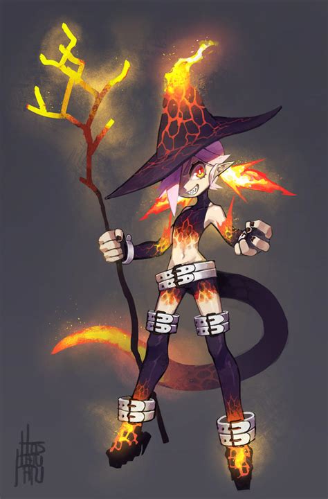 Fire Witch By Tostantan On Deviantart