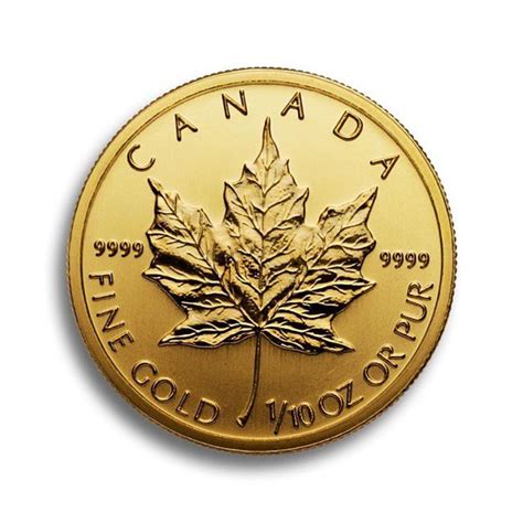 110oz Canadian Maple Leaf Gold Coin Best Value