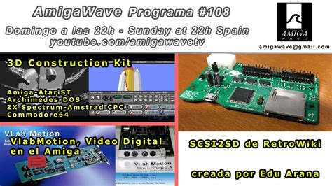Programa 108 3d Construction Kit Revisión Scsi2sd Vlabmotion Amiga