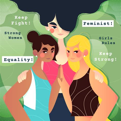 Gender Equality And Womens Empowerment 9515633 Vector Art At Vecteezy