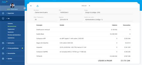 Descargar Liquidaciones De Sueldo En El Portal Del Colaborador